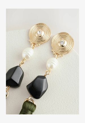 Next, TASSEL DROP - Earrings - khaki green
