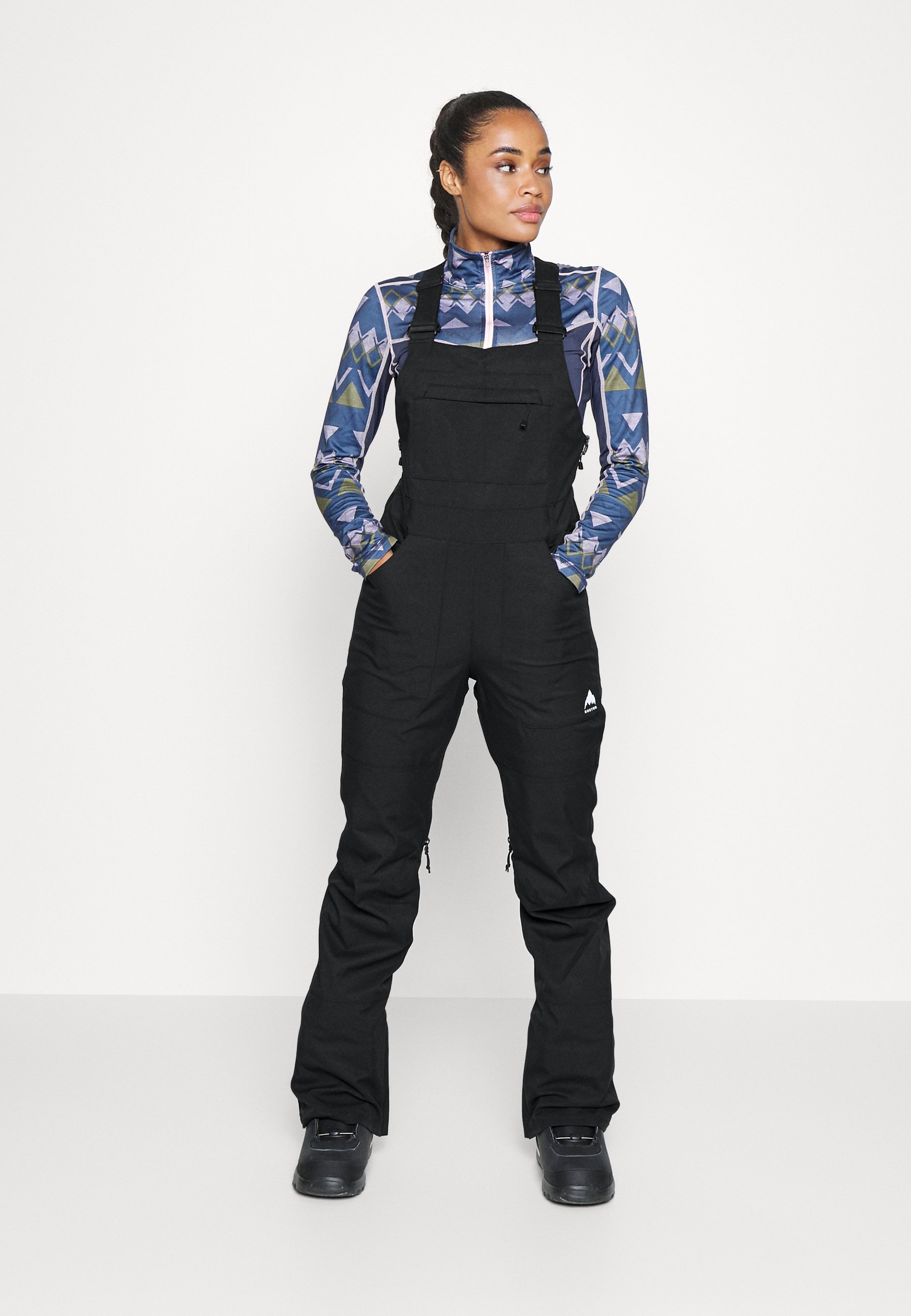 Burton AVALON BIB - Snowboard pants - true black/black - Zalando