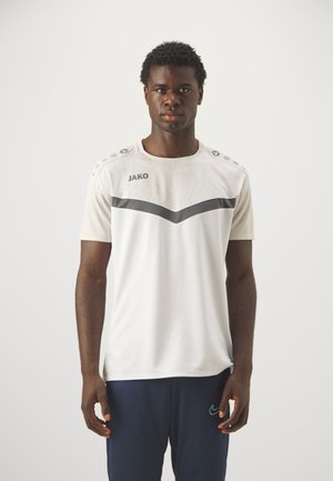 ICONIC - T-Shirt print - weiß/soft grey/anthra light