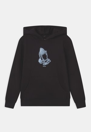 PRAY GLOW HOODY UNISEX - Pulover s kapuco - black