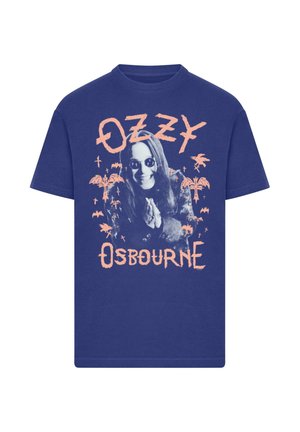 Merchcode, OZZY OSBOURNE  BAT - Tričko s potlačou - light navy