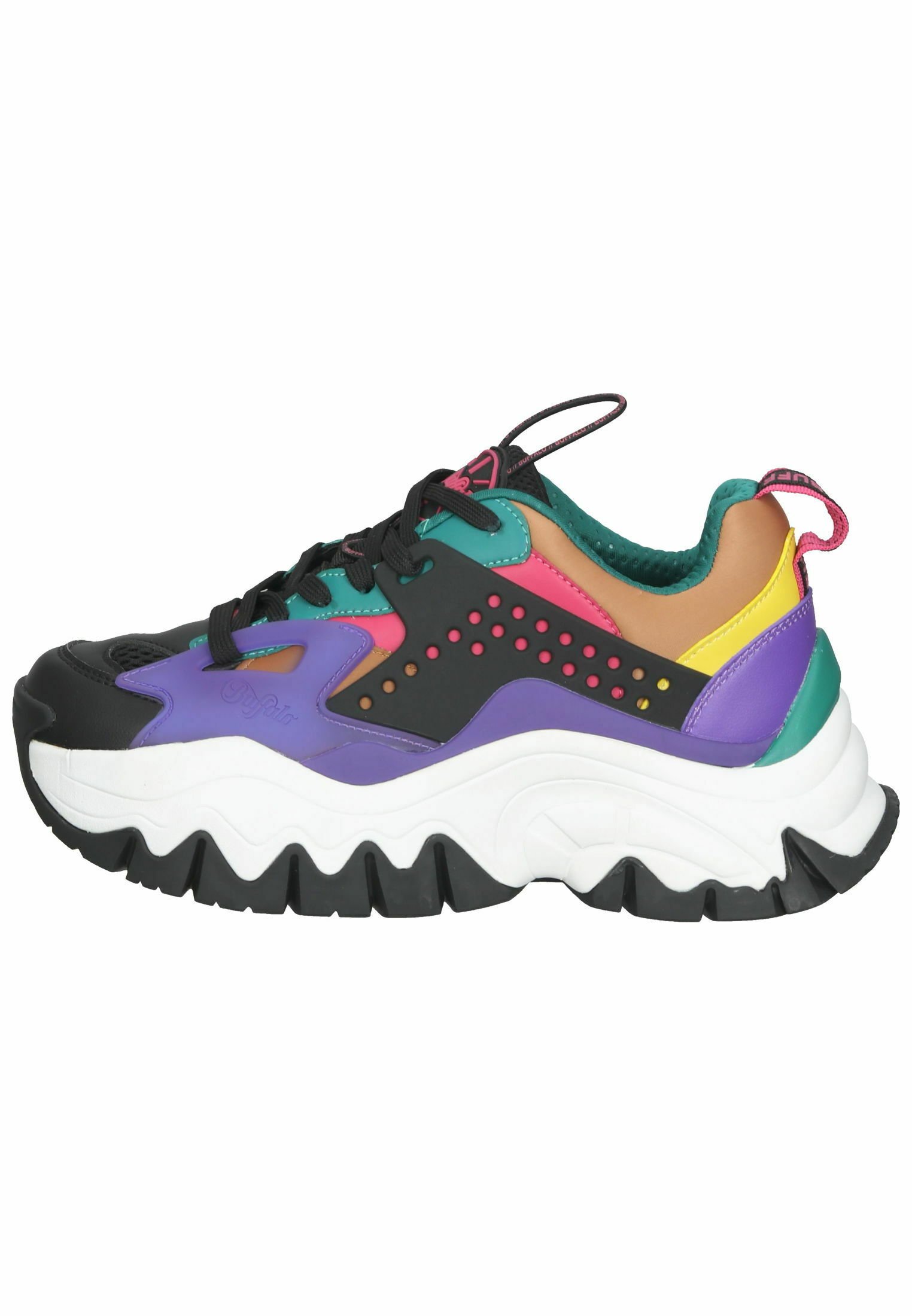 Buffalo Sneakers laag - black/multi/Zwart - Zalando.nl