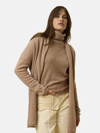 Just Cashmere Neuletakki - camel chiné