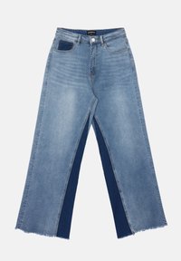 Jeans straight leg - mid blue wash