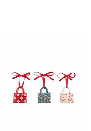 Cath Kidston, CATH KIDSTON SET OF 3 HANDBAG DECORATIONS UNISEX - Decoration - red green