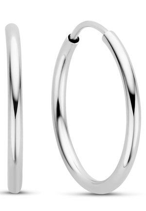Earrings - white gold coloured