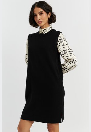 Strickkleid - black
