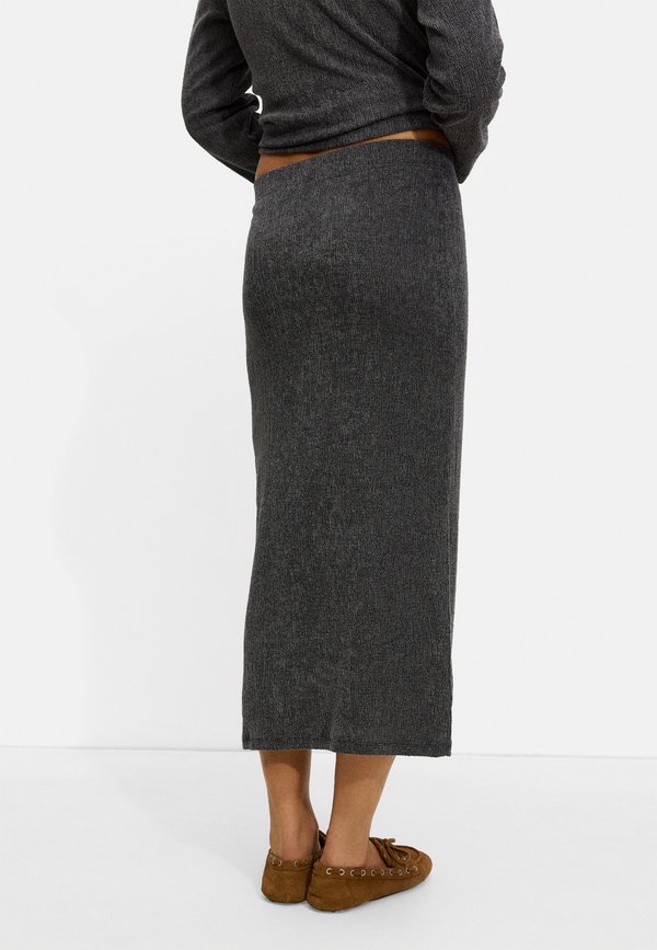 Pencil skirt - anthracite4