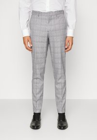 Selected Homme SLHMYLOLOGAN SUIT - Fato - grey melange/hounds check