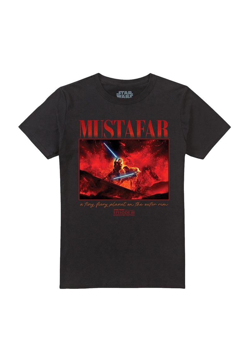 Star Wars T-shirt print zwart