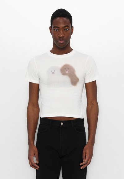 Carne Bollente DOGGY PUPPY STYLE UNISEX - Print T-shirt - white