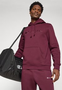 Champion ICONS TONAL HOODIE LARGE LOGO - Mikina s kapucňou - bordeaux