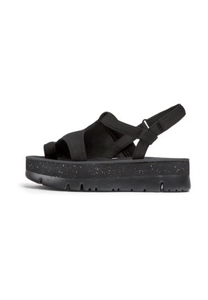 ORUGA UP - Platform sandals - schwarz