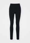 W NK DF UNIVERSA HR PKT TGHT - Leggings - black/anthracite/dark smoke grey