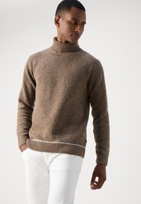 INDICODE JEANS Pullover - otter