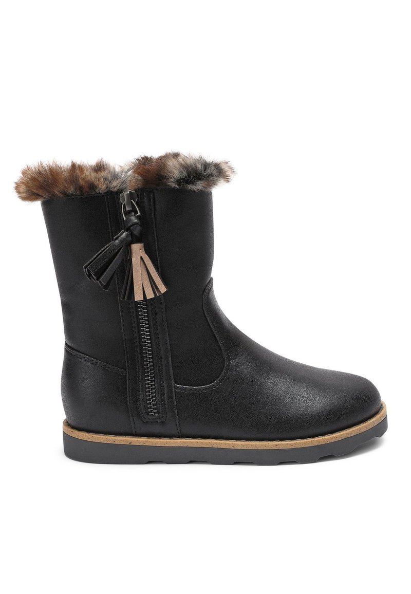 Next - LINED ZIP - Snowboots  - black, Vergroten