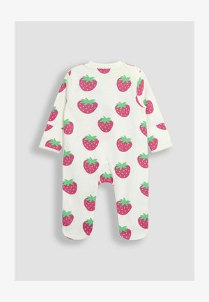 JoJo Maman Bébé, REGULAR FIT -STRAWBERRY SET - Pijama de bebé - white