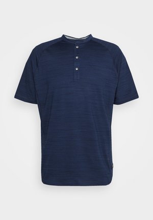 CLOUDSPUN MAT HENLEY - Jednoduché triko - navy heather
