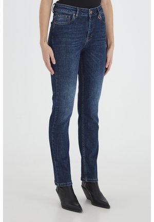 PZLIVA - Straight leg jeans - dark blue denim