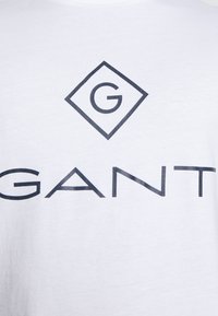 GANT LOCK UP - T-shirt estampada - white