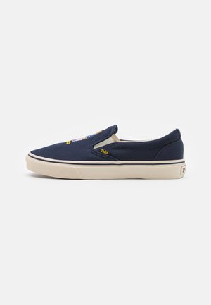 KEATON POLO BEAR CANVAS SNEAKER - Półbuty wsuwane - navy
