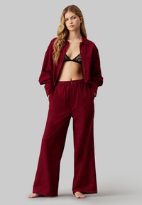 Calvin Klein Underwear Pizsama alsók - syrah plaid