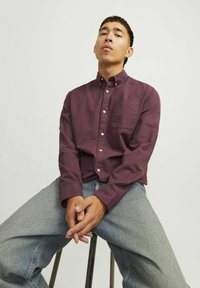 Jack & Jones JJEOXFORD  - Majica - vineyard wine