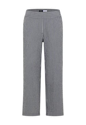 Cecil, WIDE-LEG PANTS IN SEERSUCKER QUALITY - Broek - universal blue