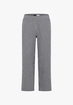 Cecil, WIDE-LEG PANTS IN SEERSUCKER QUALITY - Broek - universal blue