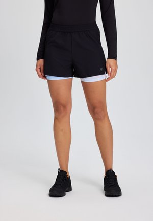 Rukka MAKELA PRINT - 2-in-1 Shorts - schwarz