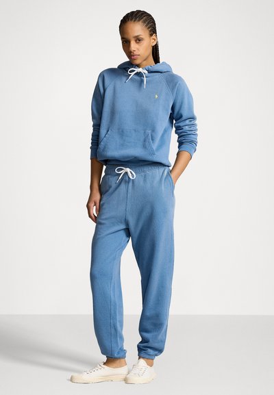 Polo Ralph Lauren ISLAND FLEECE ANKLE ATHLETIC - Spodnji deli trenirk - petrol blue