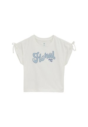T-shirt med print - light blue