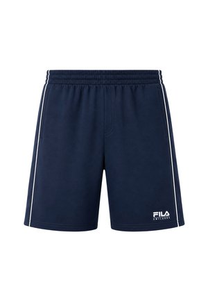 Smilodox, SMILODOX X FILA SHORTS ISEO - Kurze Sporthose - dunkelblau weiß