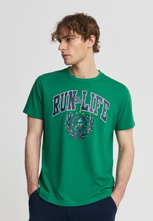 MC STAMPA - T-shirt con stampa - verde prato