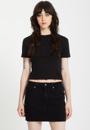 TEE   - Basic T-shirt - black