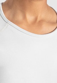 Smilodox CROP LONGSLEEVE MAYSA - T-shirt à manches longues - hellgrau