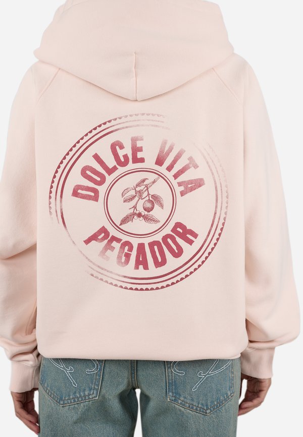 NADIA OVERSIZED RAGLAN SWEATJACKET - Zip-up sweatshirt - washed dusty rose3