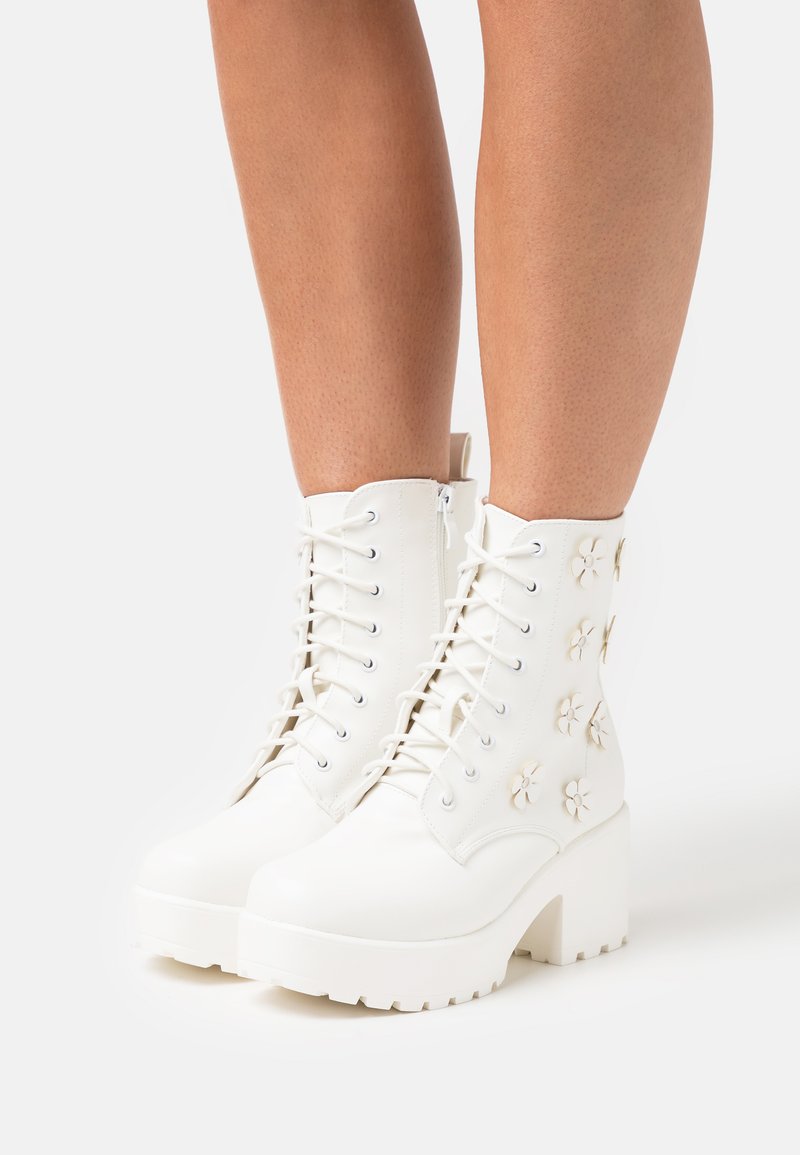 Koi Footwear VEGAN Bottines à plateau white/blanc ZALANDO.BE