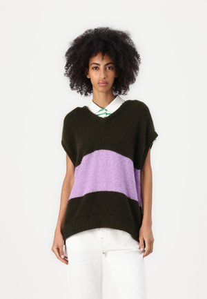 GYLSON - Vest - black/lilac