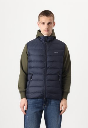 LIGHT VEST - Down jacket - evening blue