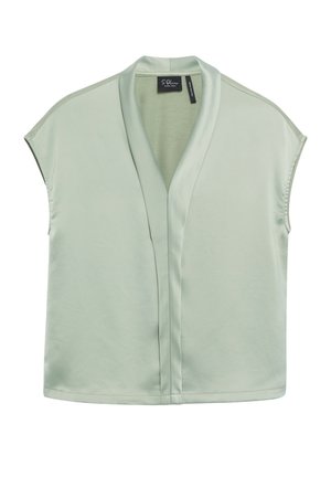 s.Oliver BLACK LABEL, T-SHIRT - T-shirt imprimé - salbeigrün