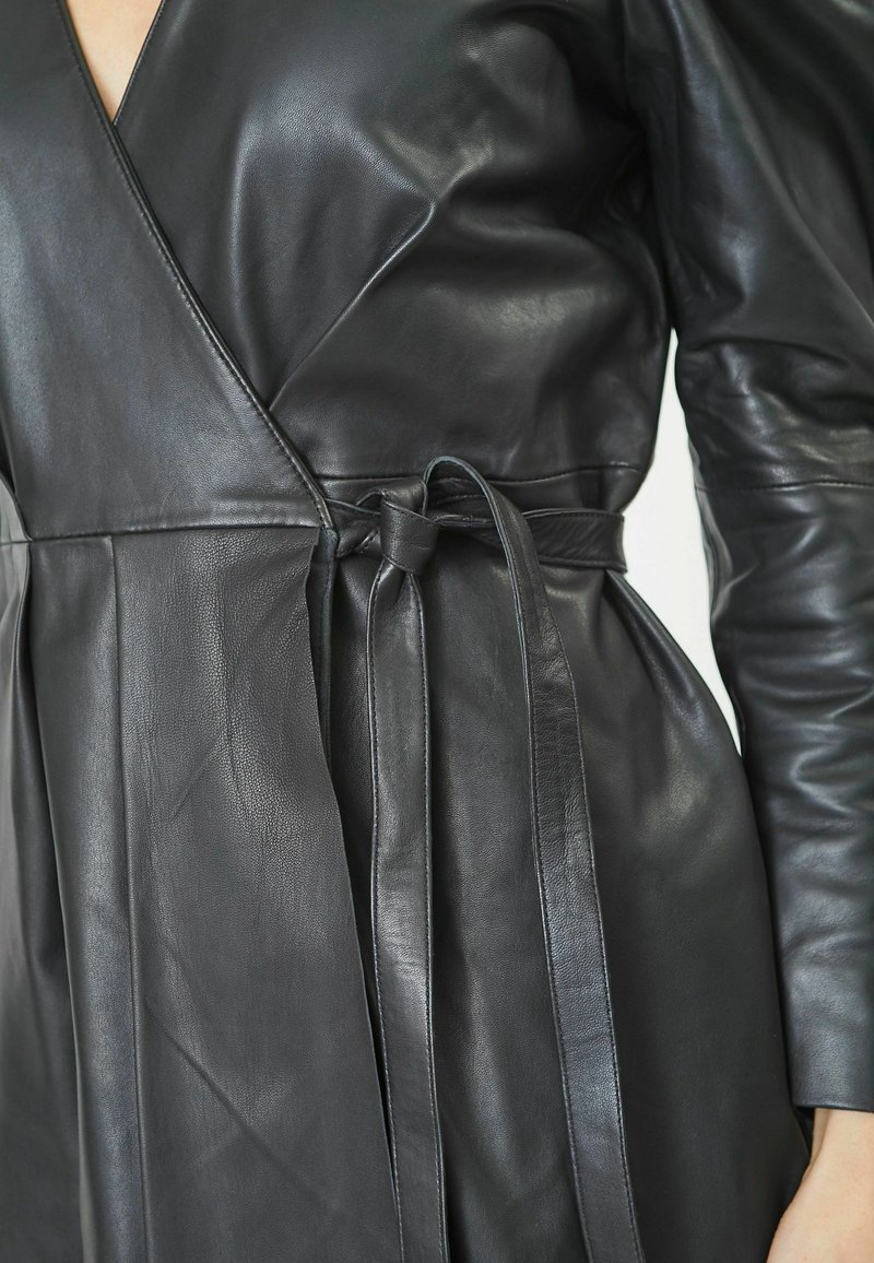 Co'couture PHOEBECC WRAP DRESS - Day dress - black - Zalando.ie