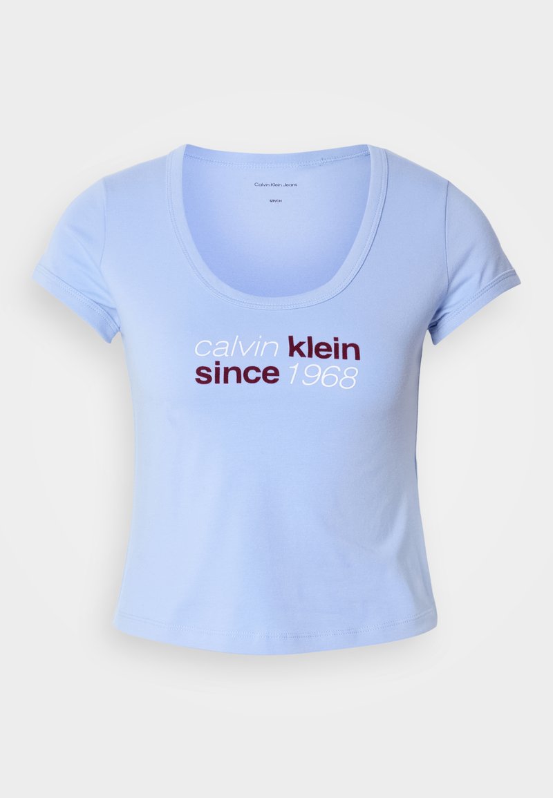 Calvin Klein Jeans T-shirt print blauw Calvin Klein Jeans T-shirt print blauw