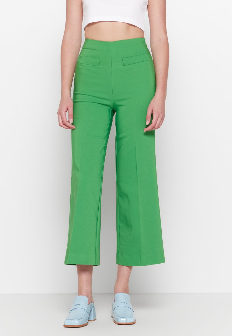 Mango Broek groen Mango Broek groen