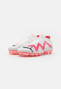 Puma FUTURE PRO FG/AG - Scarpe da calcio per terreni duri - fire orchid/inky blue