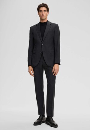 SET - Anzug - dunkelgrau gemustert