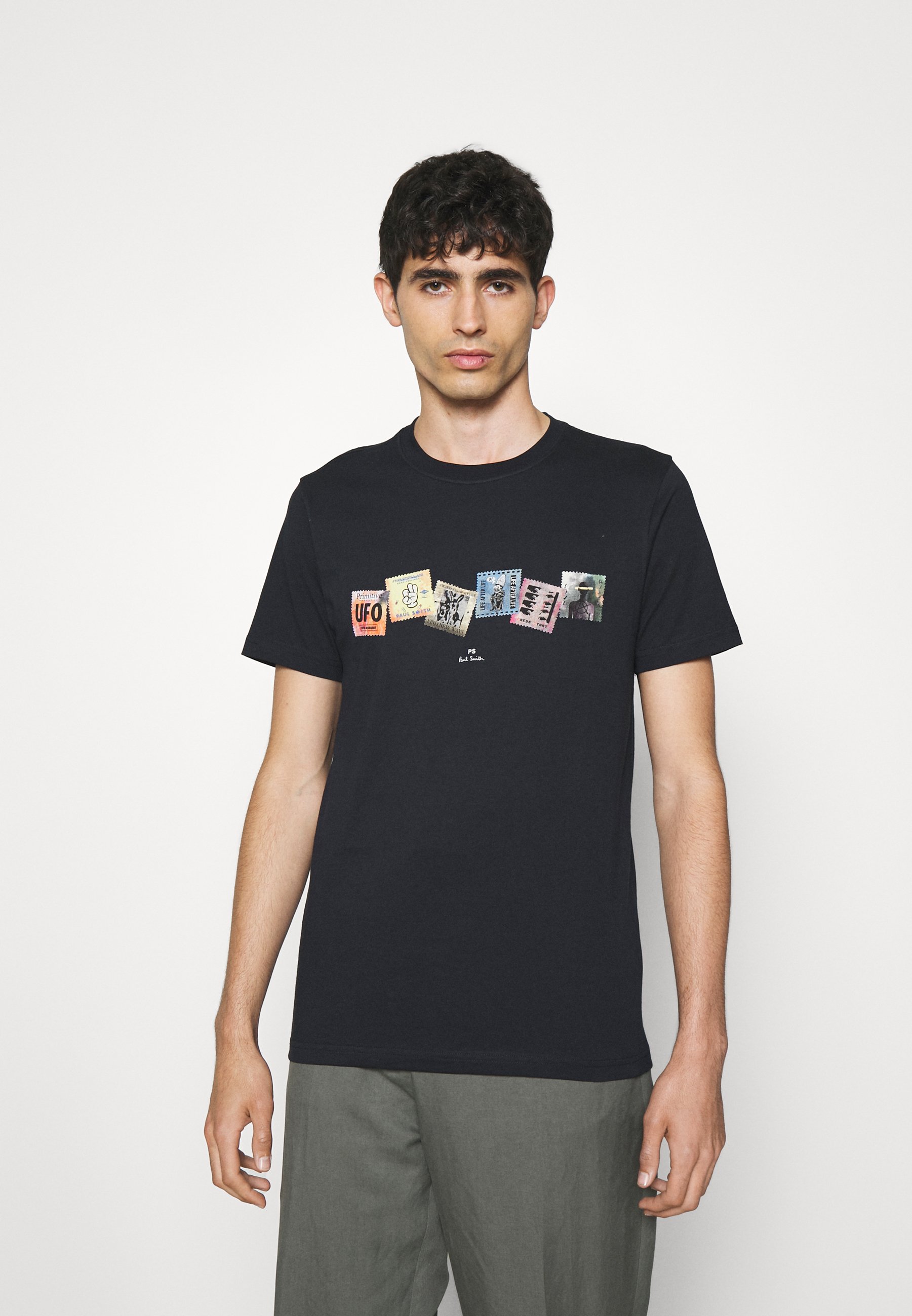 PS Paul Smith SLIM FIT TSHIRT STAMPS 
