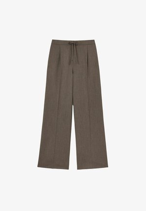 Reiss, PETITE FIT - ELOWEN WIDE-LEG PULL-ON DRAWSTRING TROUSERS - Bukser - neutral