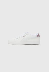 SMASH 3.0 UNISEX - Trainers - white/silver-coloured/plum jam