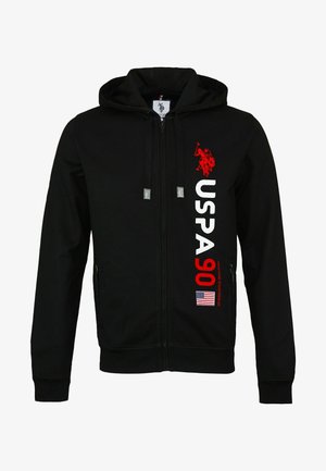 Zip-up sweatshirt - schwarz